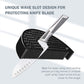 Knife Block Holder, Universal Knife Block without Knives, Unique Double - Layer Wavy Design, Round Black Knife Holder for Kitchen, Space Saver Knife Storage with Scissors Slot Amazon Platform Banned - Krosscanada