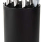 Knife Block Holder, Universal Knife Block without Knives, Unique Double - Layer Wavy Design, Round Black Knife Holder for Kitchen, Space Saver Knife Storage with Scissors Slot Amazon Platform Banned - Krosscanada