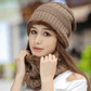 Knit Hat Female Winter ThickeningCap Warm Earmuffscap Head Outdoor Cycling Korean Version Of The Tide Collar Wool Hat - Krosscanada