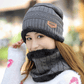 Knit Hat Female Winter ThickeningCap Warm Earmuffscap Head Outdoor Cycling Korean Version Of The Tide Collar Wool Hat - Krosscanada