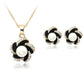 Korean fashion jewelry set diamond diamond necklace chain selling hollow female bride jewelry wholesale clavicle - Krosscanada