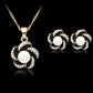 Korean fashion jewelry set diamond diamond necklace chain selling hollow female bride jewelry wholesale clavicle - Krosscanada