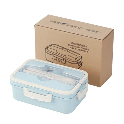 Korean - style Sealed Student Lunch Box With Lid And Compartment - Krosscanada