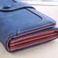 Korean version of the wallet ladies long retro matte stitching ladies wallet women's wallet wallet - Krosscanada