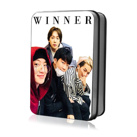 Kpop WINNER Lomo Photo Card New Album Collective HD Photocard Poster with Metal Box 40pcs - Krosscanada