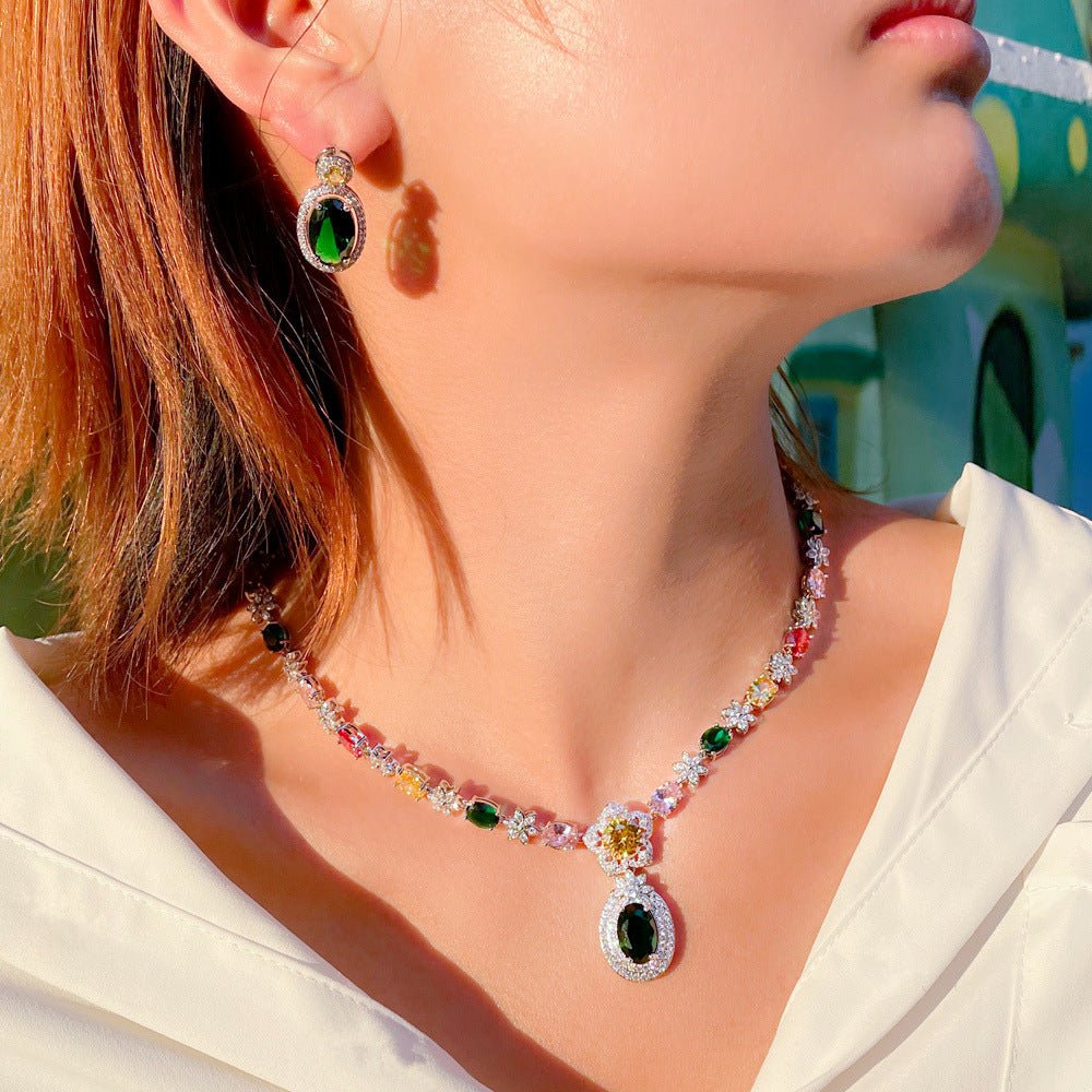 Ladies Fashion Dress Bridal Jewelry Set - Krosscanada