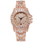 Ladies Hip Hop Chain Full Diamond Watch - Krosscanada
