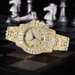 Ladies Hip Hop Chain Full Diamond Watch - Krosscanada