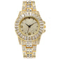 Ladies Hip Hop Chain Full Diamond Watch - Krosscanada