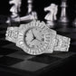 Ladies Hip Hop Chain Full Diamond Watch - Krosscanada
