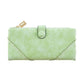 Lady purse 2021 female long lace lace buckle zipper multifunction large volume Purse Leather Wallet hand - Krosscanada