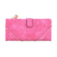 Lady purse 2021 female long lace lace buckle zipper multifunction large volume Purse Leather Wallet hand - Krosscanada