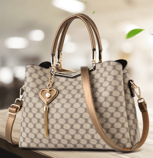 Large - capacity Single - shoulder Messenger Bag Printed Middle - aged Mother Bag - Krosscanada