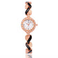 Leaf bracelet quartz wrist watch - Krosscanada