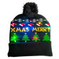 LED Christmas Hat Sweater Knitted Beanie Christmas Light Up Knitted Hat Christmas Gift Adult Kids Xmas 2022 New Year Decorations - Krosscanada