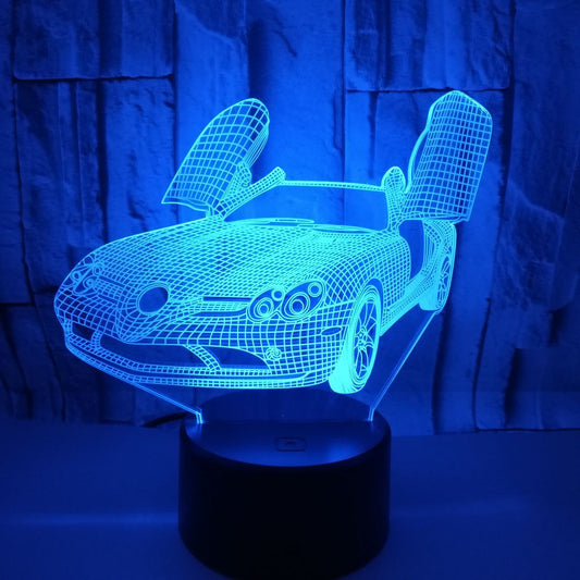 Led Night Light Colorful Light Touch Table Lamp 3D Table Lamp - Krosscanada
