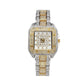 Leisure Square Diamond Luxury Fashion Watch Waterproof Quartz Ladies Watch - Krosscanada