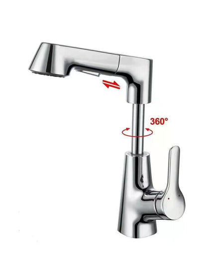 Lifting Cold And Tropical Shower Telescopic Mixing Faucet - Krosscanada