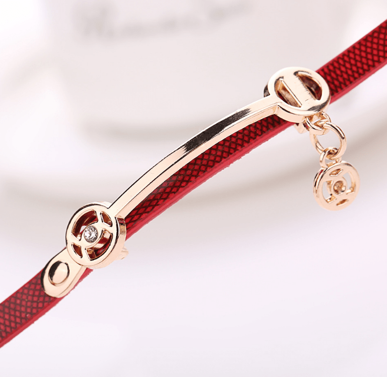 Long - chain thin strap watch quartz watch Three - ring winding bracelet watch - Krosscanada