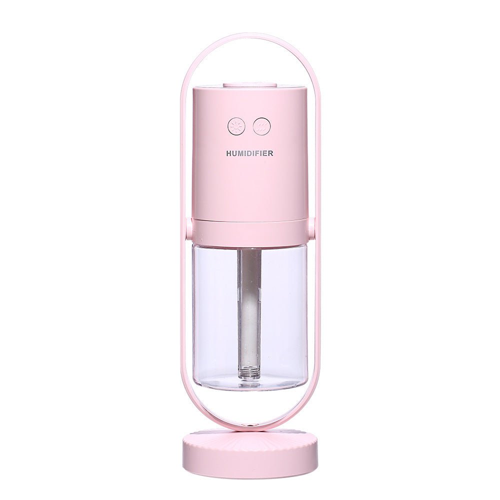 Magic Shadow USB Air Humidifier For Home With Projection Night Lights Ultrasonic Car Mist Maker Mini Office Air Purifier - Krosscanada