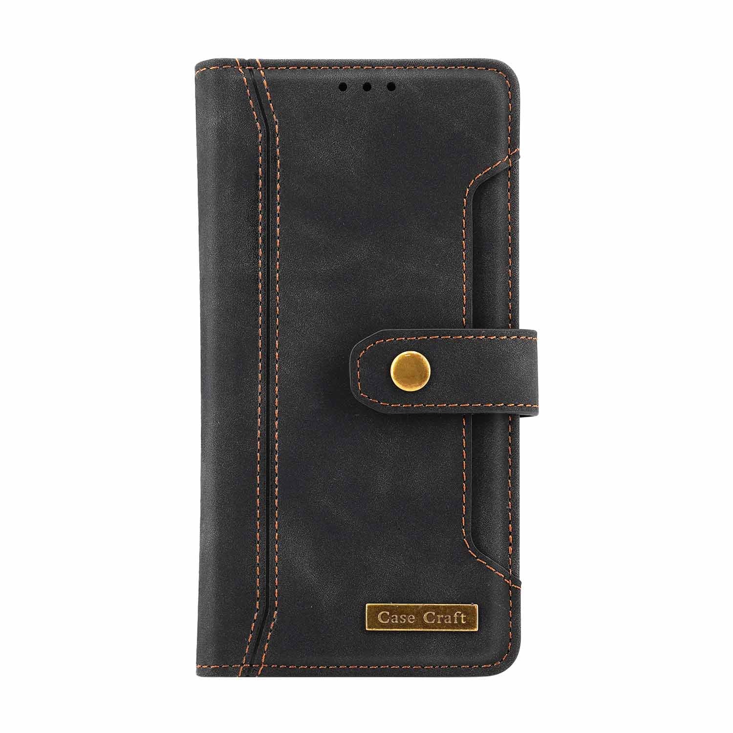 Magnetic Snap Protection Flap Wallet Leather Case - Krosscanada