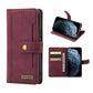 Magnetic Snap Protection Flap Wallet Leather Case - Krosscanada