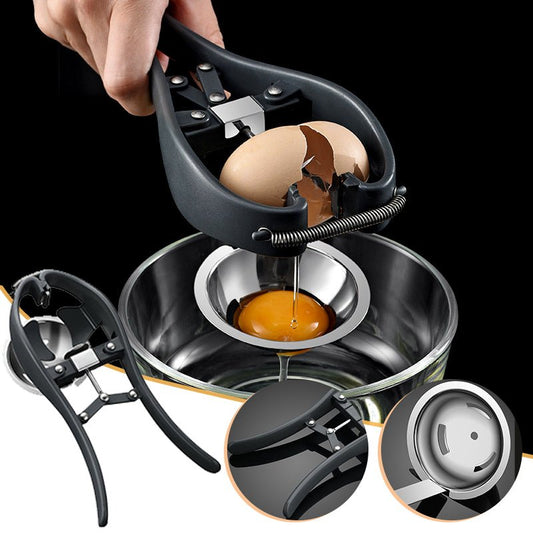 Manual Egg Tools Stainless Steel Egg Opener Scissors Eggshell Cracker Topper Eggs Opener Separator Kitchen Tools Accessories - Krosscanada
