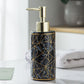 Marble Ceramic Lotion Shampoo Bottle Bathroom Accessories - Krosscanada