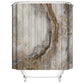 Marble White Shower Curtain Set With Non Slip Rug Bath Mat Carpet Modern Bathroom - Krosscanada