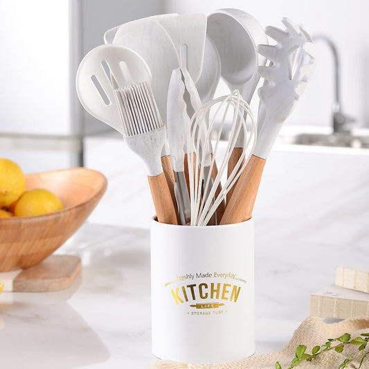 Marbled Silicone Kitchenware Set - Krosscanada
