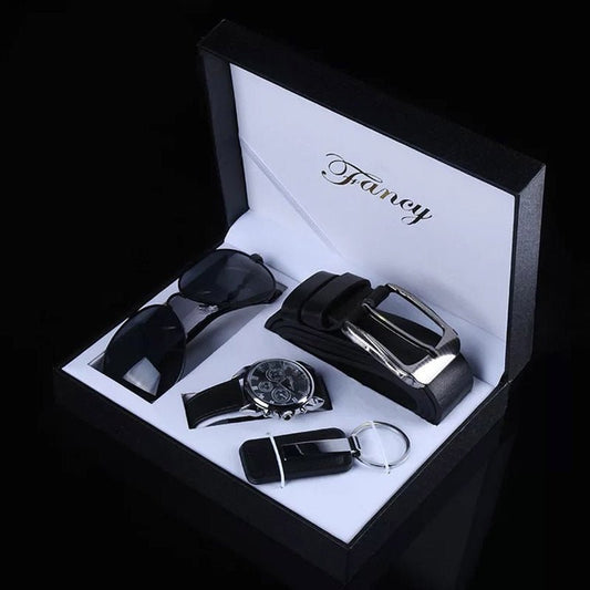 Men's belt glasses watch set - Krosscanada