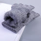 Men's Half Finger Gloves Winter Knitted Wool Fingerless - Krosscanada