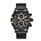 Men's Quartz Watch Sports Calendar Wire Mesh with Men's Quartz Watch - Krosscanada