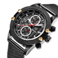 Men's Quartz Watch Sports Calendar Wire Mesh with Men's Quartz Watch - Krosscanada