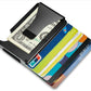 Mens RFID Blocking Slim Money Clip Wallet ID Credit Card Holder Thin Minimalist - Krosscanada