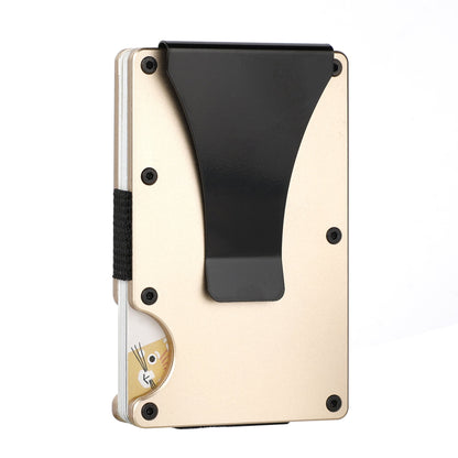 Mens RFID Blocking Slim Money Clip Wallet ID Credit Card Holder Thin Minimalist - Krosscanada