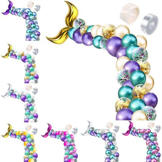 Mermaid tail shaped latex balloon - Krosscanada