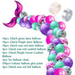 Mermaid tail shaped latex balloon - Krosscanada
