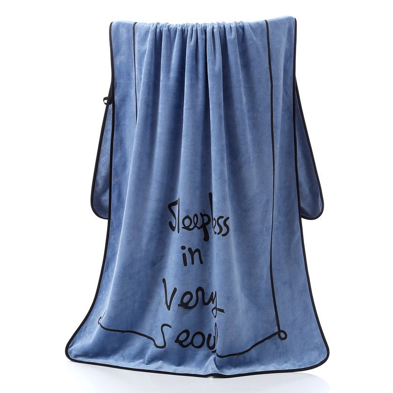 Microfiber Printed Large Bath Towel Beach Towel - Krosscanada