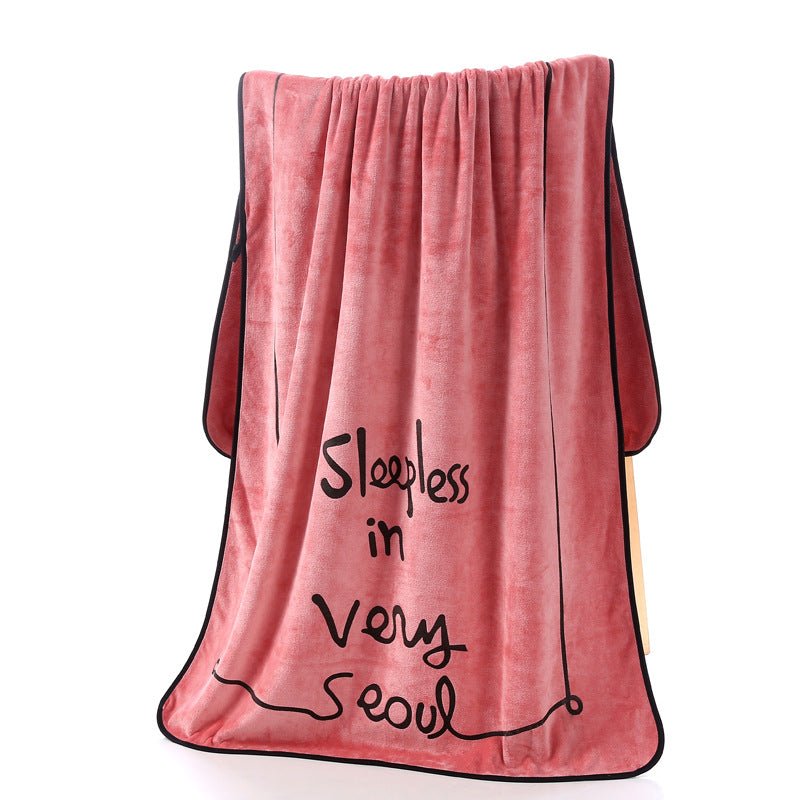 Microfiber Printed Large Bath Towel Beach Towel - Krosscanada