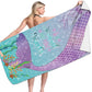 Microfiber Variety Bath Towel Towel Sea Stand Holiday Rectangular Sand Shawl 3D Printing - Krosscanada
