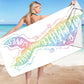 Microfiber Variety Bath Towel Towel Sea Stand Holiday Rectangular Sand Shawl 3D Printing - Krosscanada