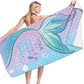 Microfiber Variety Bath Towel Towel Sea Stand Holiday Rectangular Sand Shawl 3D Printing - Krosscanada