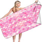 Microfiber Variety Bath Towel Towel Sea Stand Holiday Rectangular Sand Shawl 3D Printing - Krosscanada