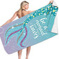 Microfiber Variety Bath Towel Towel Sea Stand Holiday Rectangular Sand Shawl 3D Printing - Krosscanada