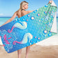 Microfiber Variety Bath Towel Towel Sea Stand Holiday Rectangular Sand Shawl 3D Printing - Krosscanada