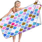 Microfiber Variety Bath Towel Towel Sea Stand Holiday Rectangular Sand Shawl 3D Printing - Krosscanada