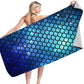 Microfiber Variety Bath Towel Towel Sea Stand Holiday Rectangular Sand Shawl 3D Printing - Krosscanada