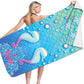 Microfiber Variety Bath Towel Towel Sea Stand Holiday Rectangular Sand Shawl 3D Printing - Krosscanada