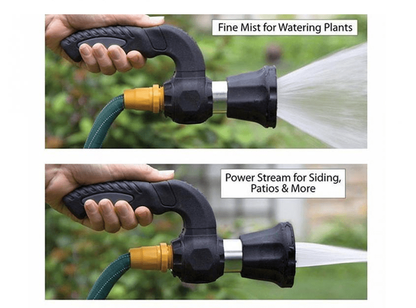 Mighty Power Hose Blaster Nozzle Lawn Garden Car Washing - Krosscanada